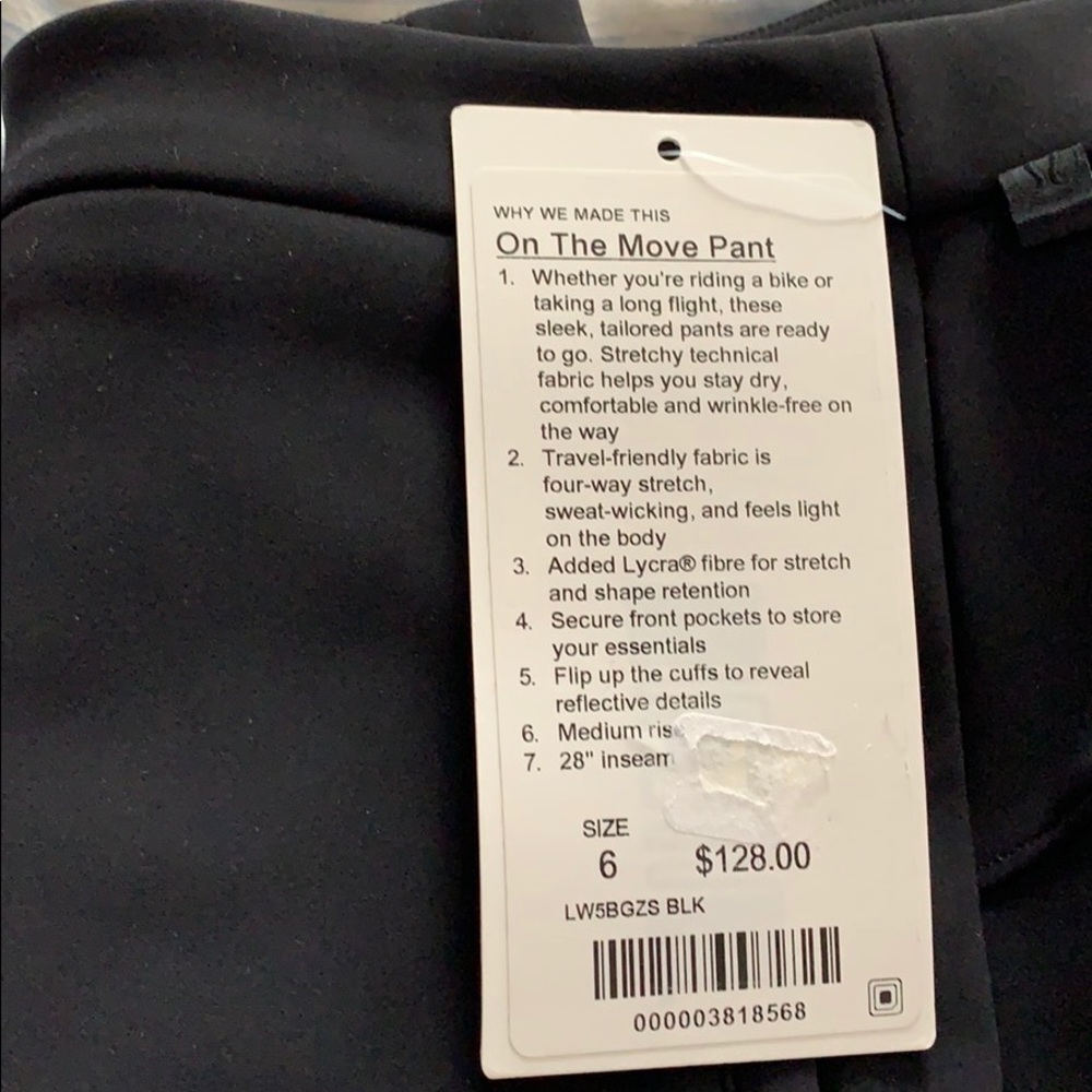 lululemon athletica Black Cropped Ankle Pants - Picture 2 of 5